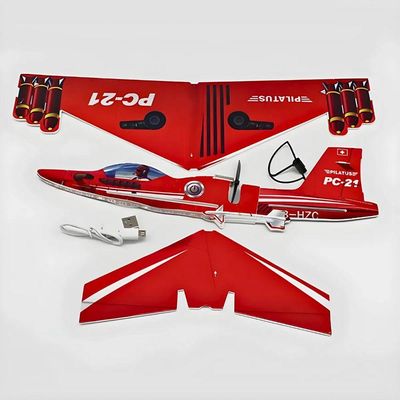 Avião Planador Com Motor A Bateria Recarregável
