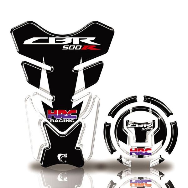 Kit Protetor Tanque Adesivo Moto Honda Cbr Acima 2018 Preto Preto