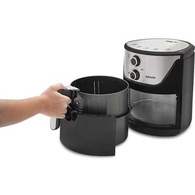 Fritadeira Sem Óleo Light Fry 4 Litros Preta Suggar 220V