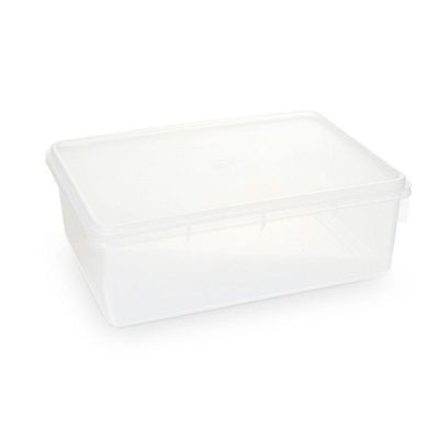 Kit 3 Caixas Herméticas Plásticas Empilháveis 11l Transparente