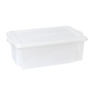 Kit 3 Caixas Para Cozinha Empilháveis 24,5l Branco