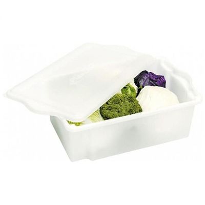 Kit 3 Caixas Para Cozinha Empilháveis 24,5l Branco