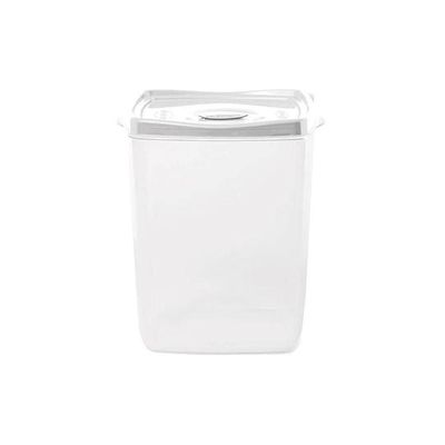 Kit 8 Potes Porta Mantimentos Plasvale Branco