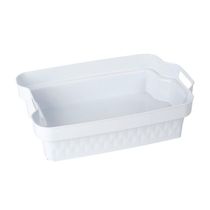 Cesta Organizadora Multiuso 3,4 Litros Plasvale Branco