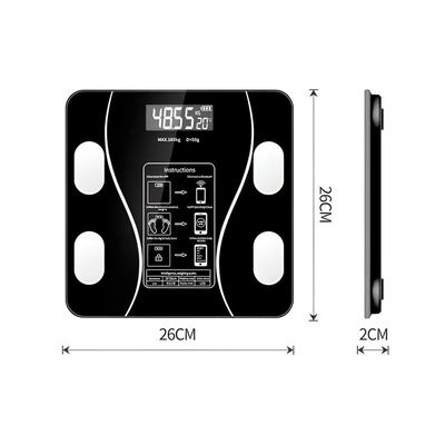 Balança Digital Bioimpedância Bluetooth Aplicativo Medição