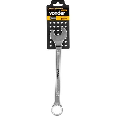 Chave Combinada 25 Mm Aço Cromo Vanádio Reta Vonder