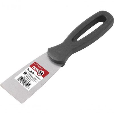 Espátula Betumadeira Aço Carbono 1.1-2 3,8cm Cabo Plástico