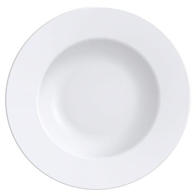 Conjunto com 6 Pratos Rasos Tramontina Maria Augusta em Porcelana 27 cm - Branco