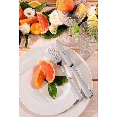 Conjunto com 6 Pratos Rasos Tramontina Maria Augusta em Porcelana 27 cm - Branco