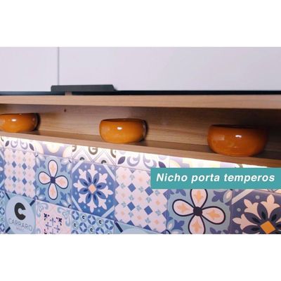 Cozinha Completa Alpha 3 Peças (2Aéreos+1Balcão) C3P30 Branco - Carraro