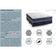 Conjunto Box Casal: Colchão Molas Herval Maxspring C1783 + Base CRC Suede Gray (138x188)