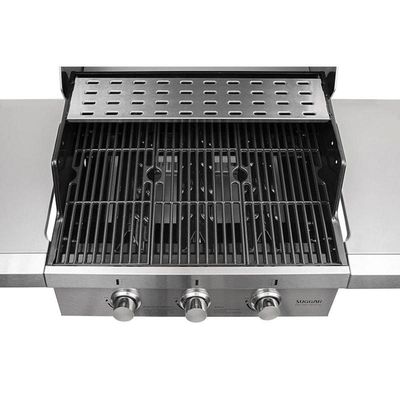 Churrasqueira Com Carrinho Inox À Gás Suggar CH5001IX Bivolt