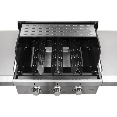 Churrasqueira Com Carrinho Inox À Gás Suggar CH5001IX Bivolt