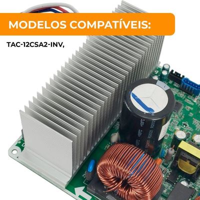 Placa Condensadora Ar Condicionado Split Inverter Tac 12csa2-inv Único