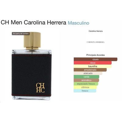 Perfume Carolina Herrera Ch Men Eau De Toilette Perfume Masculino