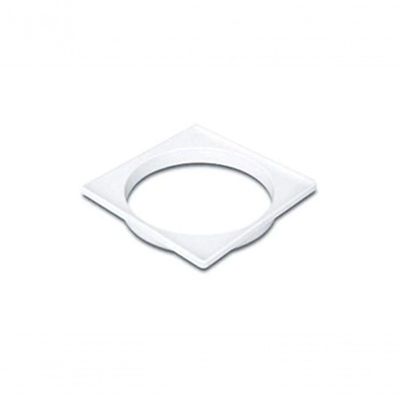 Porta Grelha Quadrado 150mm Branco