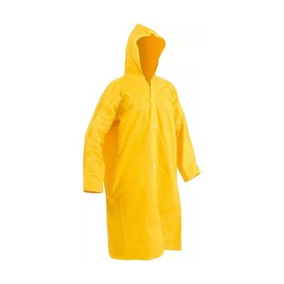 Capa Chuva Pvc Forrada Amarela G