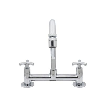 Torneira Cozinha Misturador Bancada Cromado Metal Luxo 1/4v