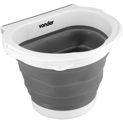 Balde Dobrável 5 Litros Vonder