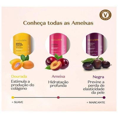 Combo Nativa Spa Ameixa Negra Creme Hidratante 400ml + Body Splash 200ml O Boticário