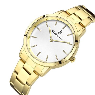 Relógio Masculino Beckham Steel Golden White 40mm
