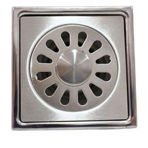 Ralo Inox 201 Inteligente 10x10cm Sem Mau Cheiro Tampa 2mm