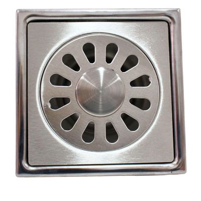 Ralo Inox 201 Inteligente 10x10cm Sem Mau Cheiro Tampa 2mm