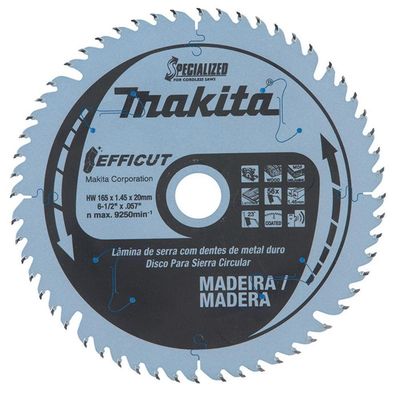 Lamina De Serra Tct 165mm X 20mm X 48t