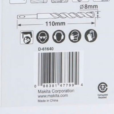 Brocas Sds Plus 10 X 160 Com 50 Peças Makita