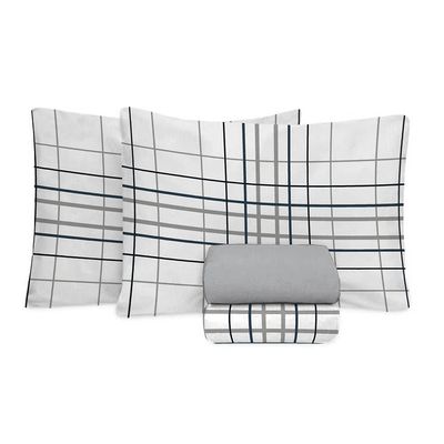 Jogo de Cama King Size 100% Algodão 200 Fios Fiori - 7524-1