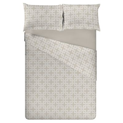 Jogo de Cama King Size 100% Algodão 200 Fios Fiori - 7755