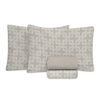 Jogo de Cama Casal 100% Algodão 200 Fios Fiori - 7755