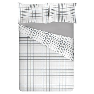 Jogo de Cama Casal 100% Algodão 200 Fios Fiori - 7524-1