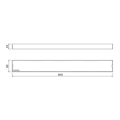 Ralo Tramontina New Slim 80cm 94535118 Inox Acetinado
