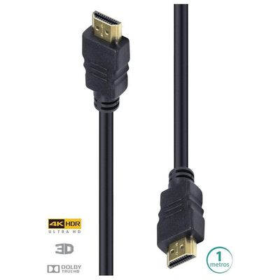 Cabo Hdmi 2.0 4k 3d 1m H20-1