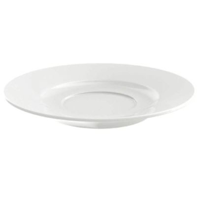 Conjunto Xícara de Chá e Pires 185ml Porcelana Tramontina Leonora Café Cozinha Mesa Posta