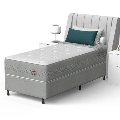 Conjunto Box Solteiro Mola Ensacada Prodormir Dinamo Luxo