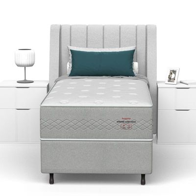 Conjunto Box Solteiro Mola Ensacada Prodormir Dinamo Luxo