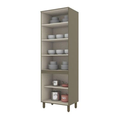 Cristaleira 4 Portas 71,5cm Cozinha évilin Henn Duna Cristal