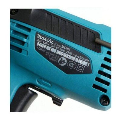 Furadeira De Industrial 6.5mm 230W M6501b Makita 220V