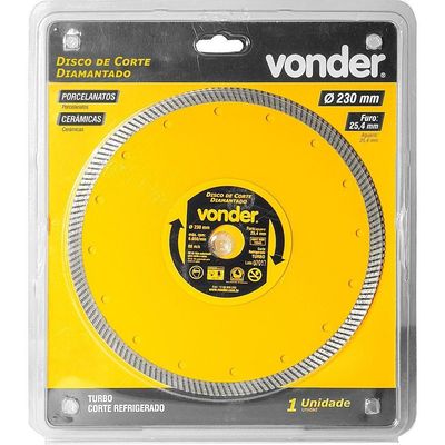 Disco Diamantado 230mm Turbo Vonder