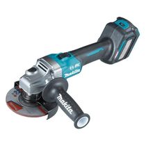 Esmerilhadeira Angular 125mm Sem Fio 40v Resistência Água Motor Bl Com Sistema Aws Ga029gz Makita