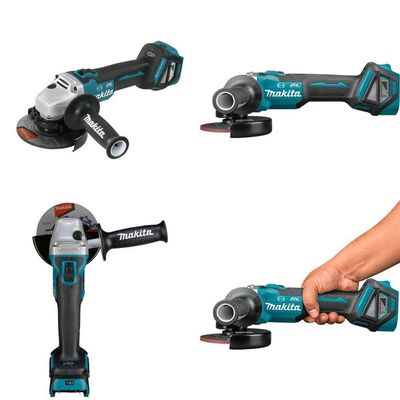 Esmerilhadeira Angular 125mm Sem Fio 18v 8500rpm Com Protetor Do Disco Punho Lateral Dga513z Makita