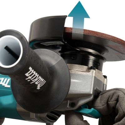 Esmerilhadeira Angular 125mm Sem Fio 40v Resistência Água Motor Bl Com Sistema Aws Ga047gz04 Makita