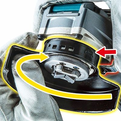 Esmerilhadeira Angular 125mm Sem Fio 40v Resistência Água Motor Bl Com Sistema Aws Ga047gz04 Makita