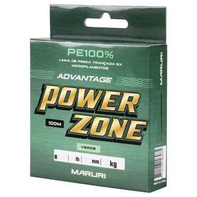 Linha Multifilamento Maruri Power Zone 8x 0,24mm 100m Verde