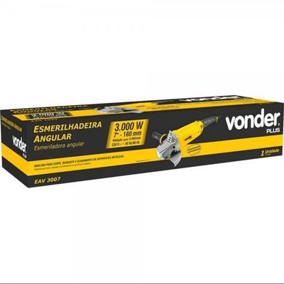 Esmerilhadeira Angular 9'' 3.000 W Eav 3009 Vonder Plus 220V