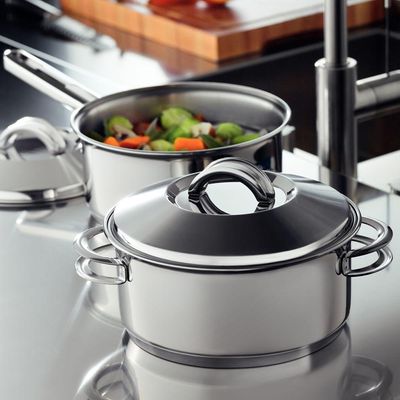 Jogo De Panelas Fundo Triplo Tramontina Solar 65510780 Inox