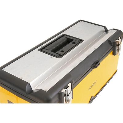 Caixa Metálica Para Ferramentas Baú 590x285x270mm Com Bandej