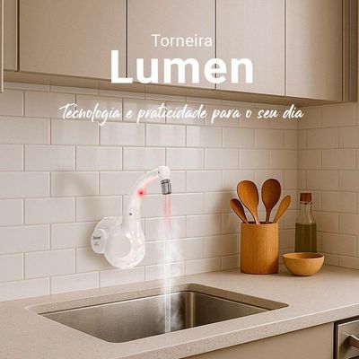 Torneira Elétrica Zagonel Lumen De Parede Branca 220v 5500w